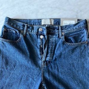 Everlane 90’s cheeky jeans.